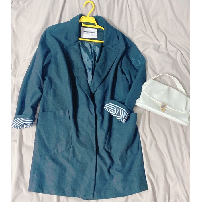 Áo khoác gile dài tay màu đen phong cách_2hand xnk Nhật Hàn Trung Mỹ_989100