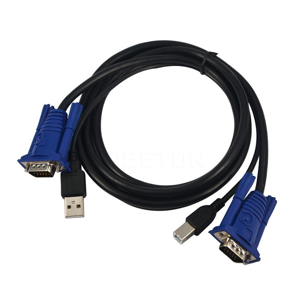 Dây cáp USB KVM 15 Pin VGA 4.6 Feet 1.5M chuyên dụng | BigBuy360 - bigbuy360.vn