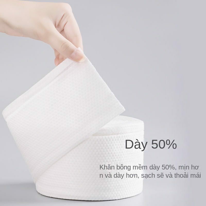 Khăn Giấy Khô Tẩy Trang Cotton Đa Năng An Toàn Cho Da ANIMERRY NỘI ĐỊA TRUNG