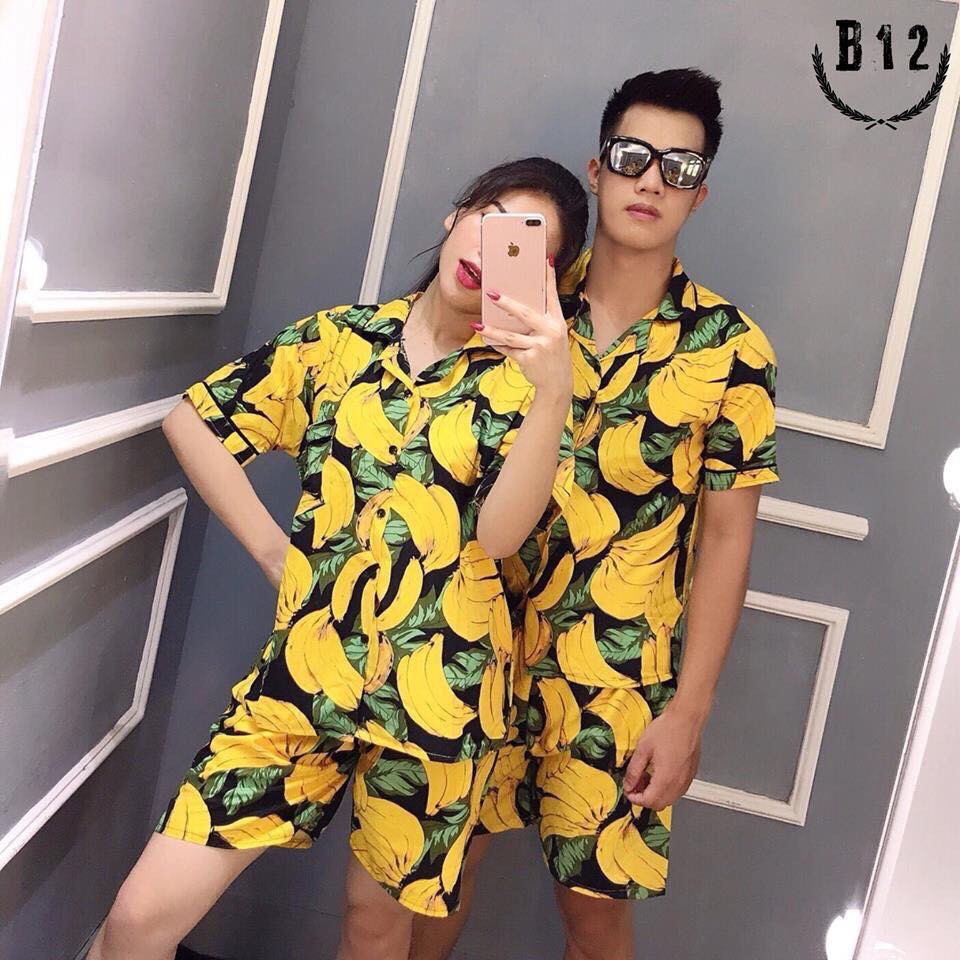 [CÓ SIZE]Bộ Pijama Hoa Qủa Nam nữ | BigBuy360 - bigbuy360.vn