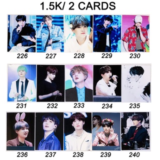 Sale set card SUGA BTS 2