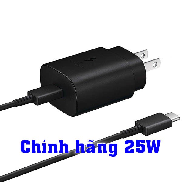 [chính hãng] Bộ sạc nhanh 25w dành cho Samsung  Note10, Note20, S10, S20, S21, A70, A71.. | BigBuy360 - bigbuy360.vn