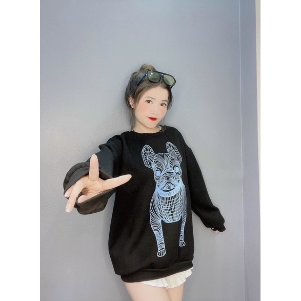 Áo Nỉ Hình Cún Siêu Đẹp Áo Nỉ Thụng Hot | BigBuy360 - bigbuy360.vn