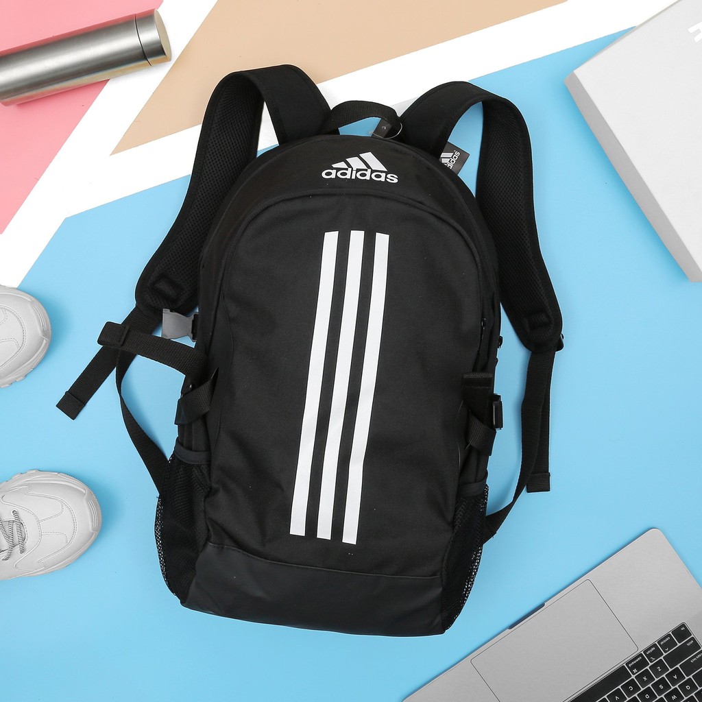 Balo Adidas Power 5 - vải polyester chống nước tốt - có ngăn laptop 15inch - BH trọn đời khóa kéo
