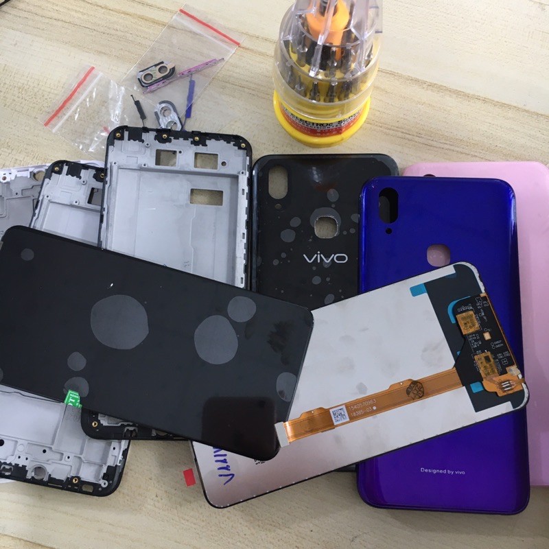 Combo Màn Hình + Bộ Vỏ Sườn ViVo V11i Zin Hàng Cao Cấp.(Tặng bộ ốc vít)
