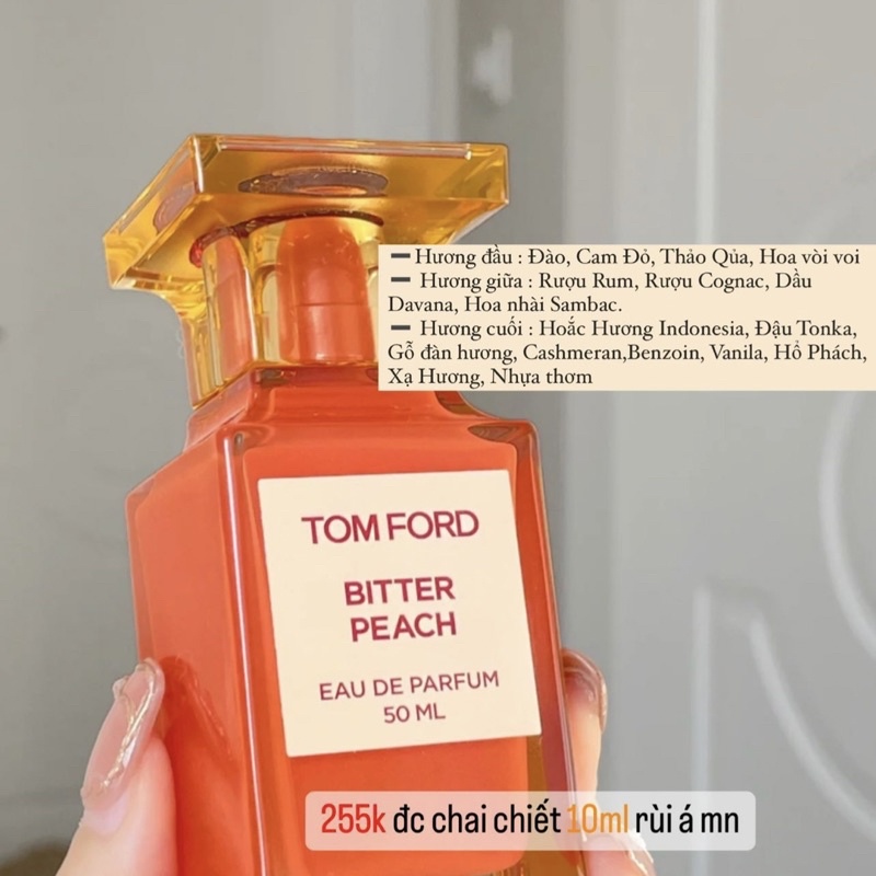 Nước hoa Tom Ford Lost Cherry / Bitter Peach chiết 10ml
