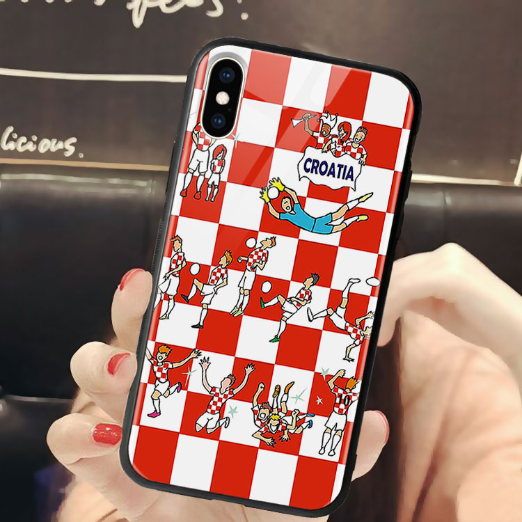 Ốp Lưng Iphone 6 In Hình Croatia IMACC Cho Iphone 12 11 Pro Max 6 6S 7 8 Plus Xr X Xs Max Mini Se 2020