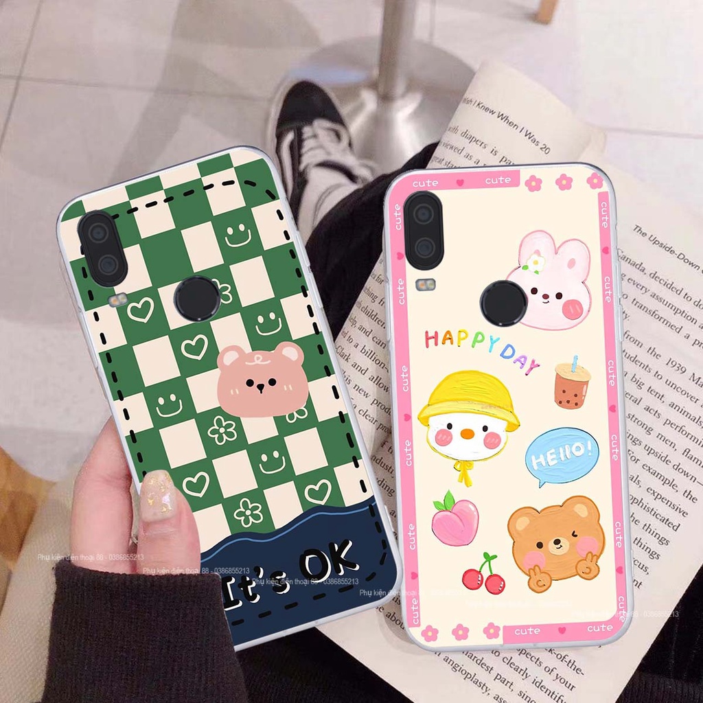 Ốp lưng Vsmart ACTIVE 1 happy day, gấu bear dễ thương - BỀN - ĐẸP -BAO GIÁ TOÀN THỊ TRƯỜNG