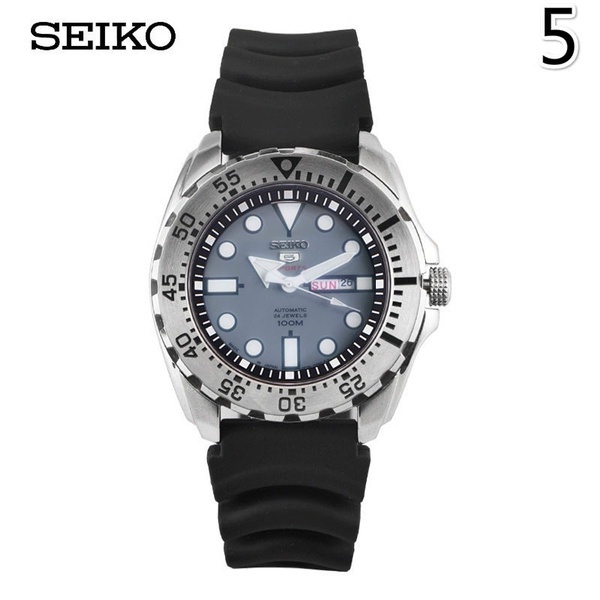 Đồng Hồ quartz seiko 5 Màu Đỏ Răng aquaman Kiểu Dáng Thể Thao srp601j1