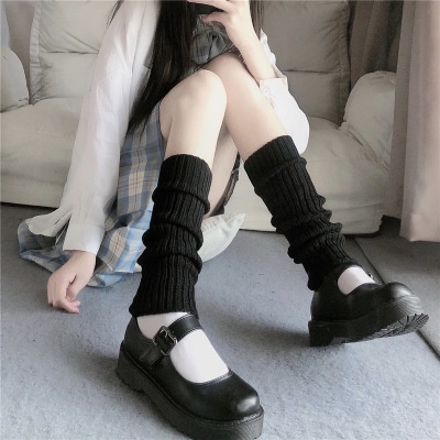 Tất Ống Chân Dệt Kim nhiều màu Phong Cách Lolita JK Thời Trang học sinh Cho Nữ y2k