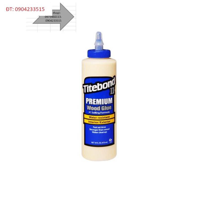 Keo gắn gỗ  Titebond II Premium Wood Glue 473ml