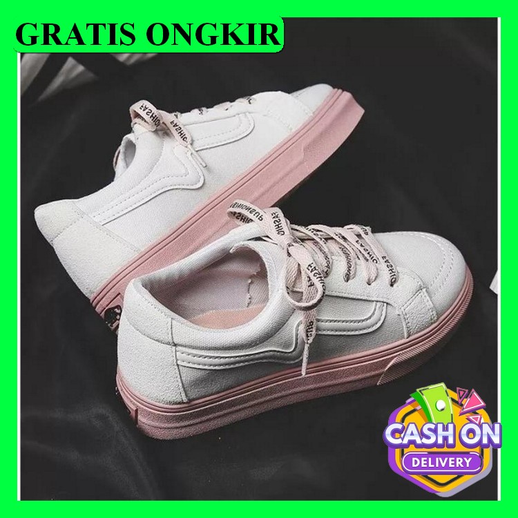 Giày Sneaker Đường Phố Srs Giản Dị Giày Sneaker Đường Phố Rắn Đen Đơn Giản Mới Nhất Cho Nữ Tuổi Teen Kt03-36