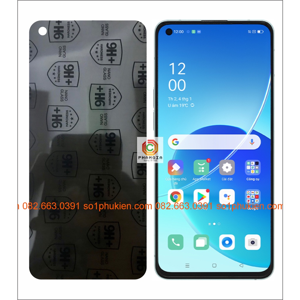 Dán chống nhìn trộm Oppo Reno 6Z 5G / Reno 6 5G (2021) dẻo nano siêu bền