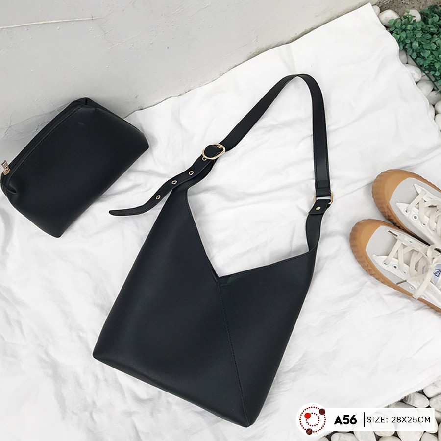 Túi da Cut Out Bag trẻ trung - A56 | BigBuy360 - bigbuy360.vn