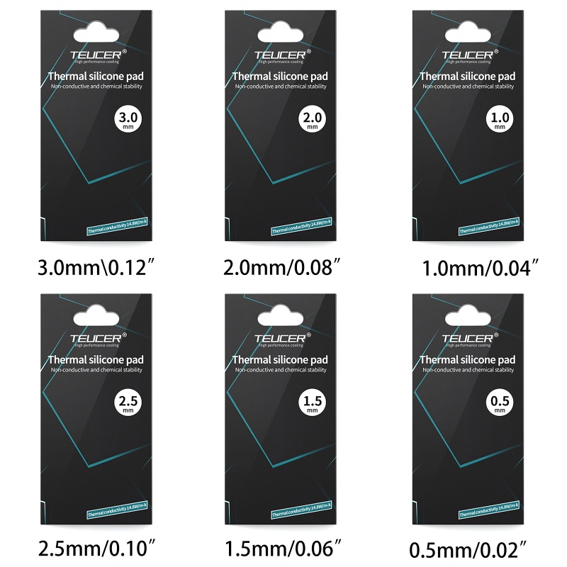 Miếng Đệm Mỡ Tản Nhiệt / GPU / CPU / Đồ Họa Bằng Silicon Có Đèn LED Cho PC / Laptop