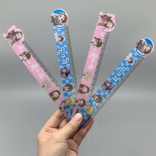 Thước kẻ 15cm in họa tiết anime demon slayer kimetsu no yaiba kamado tanjirou nezukodễ thương dành cho học sinh