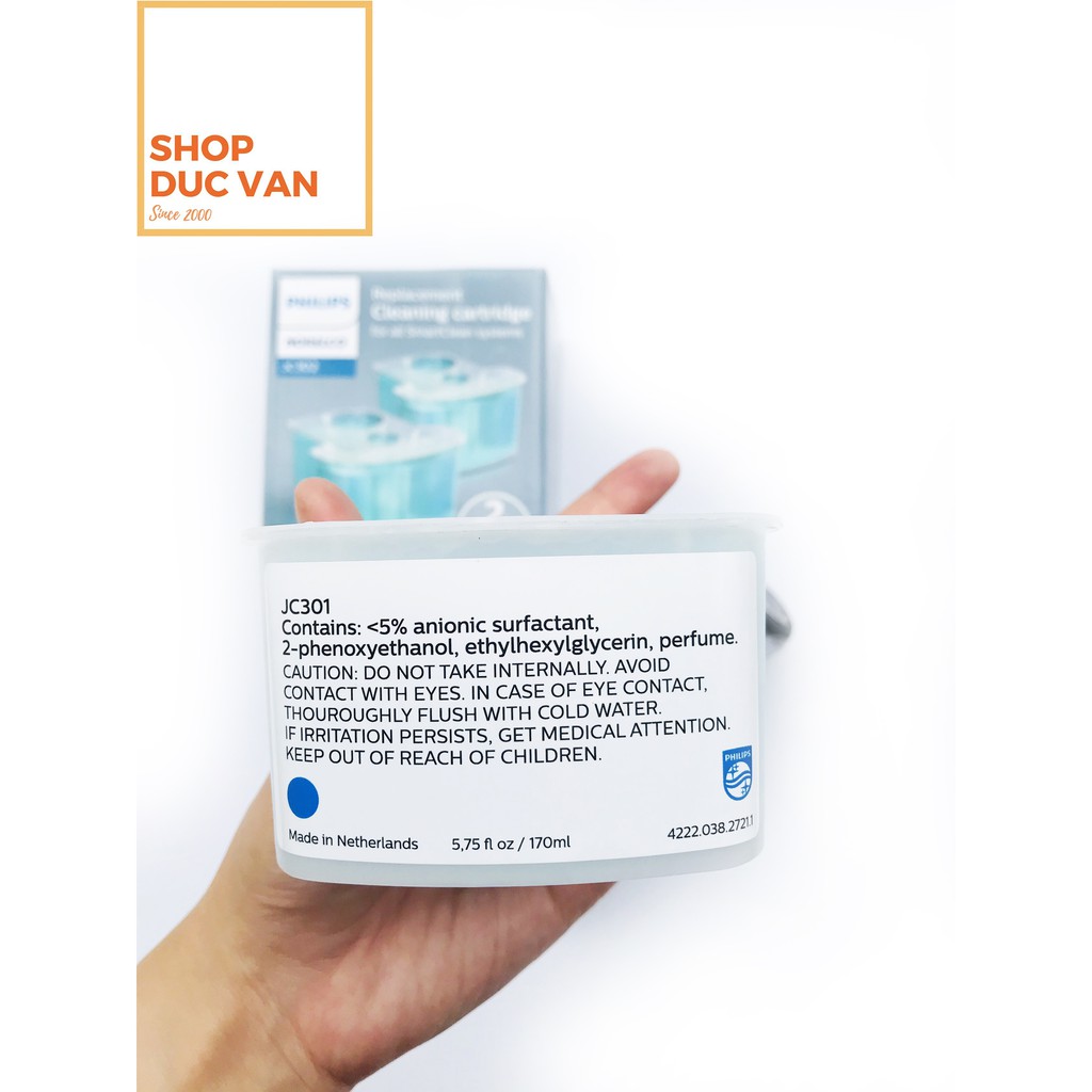 BÌNH NƯỚC RỬA MÁY CẠO RÂU PHILIPS NORELCO CLEANING CARTRIDGE