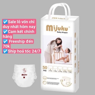 Chính hãng Tã Bỉm quần mijuku xuất nhật đủ size M L XL XXL XXXL 40 50 90