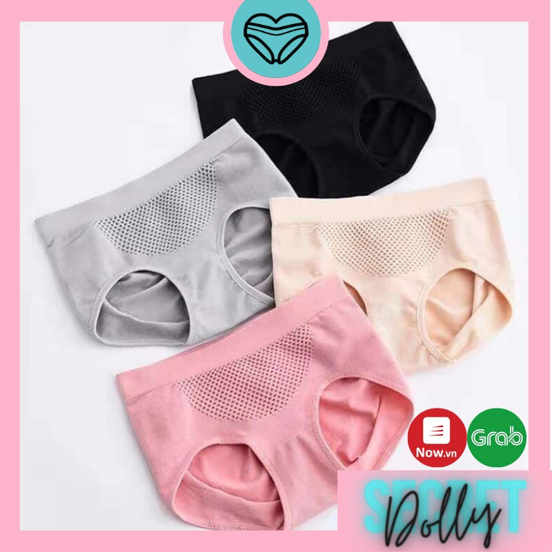 Quần lót cotton nâng mông 4D định hình kháng khuẩn DOLLY SECRET QL004