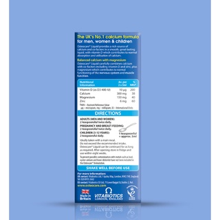 Canxi Osteocare Liquid [dạng nước] 200ml
