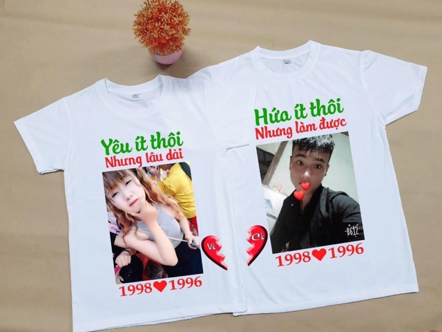 Áo in hình theo yêu cầu Vải Thun Cotton Đủ Màu- Đủ Mẫu- Đủ size SALE CỰC SỐC