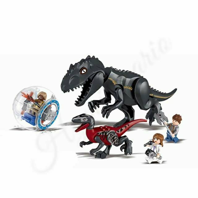 Mô Hình Đồ Chơi Lego Khủng Long T-Rex Tyrex Indoraptor Indo Raptor Trong Phim Jurassic World 2