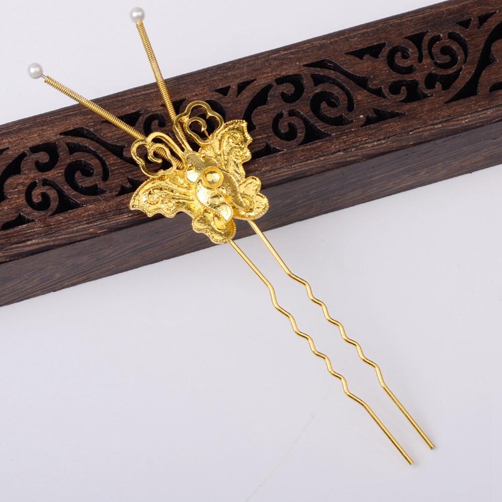 Trâm Cài Tóc Hình Bướm Bằng Hợp Kim Phong Cách Trung Hoa WMES15H