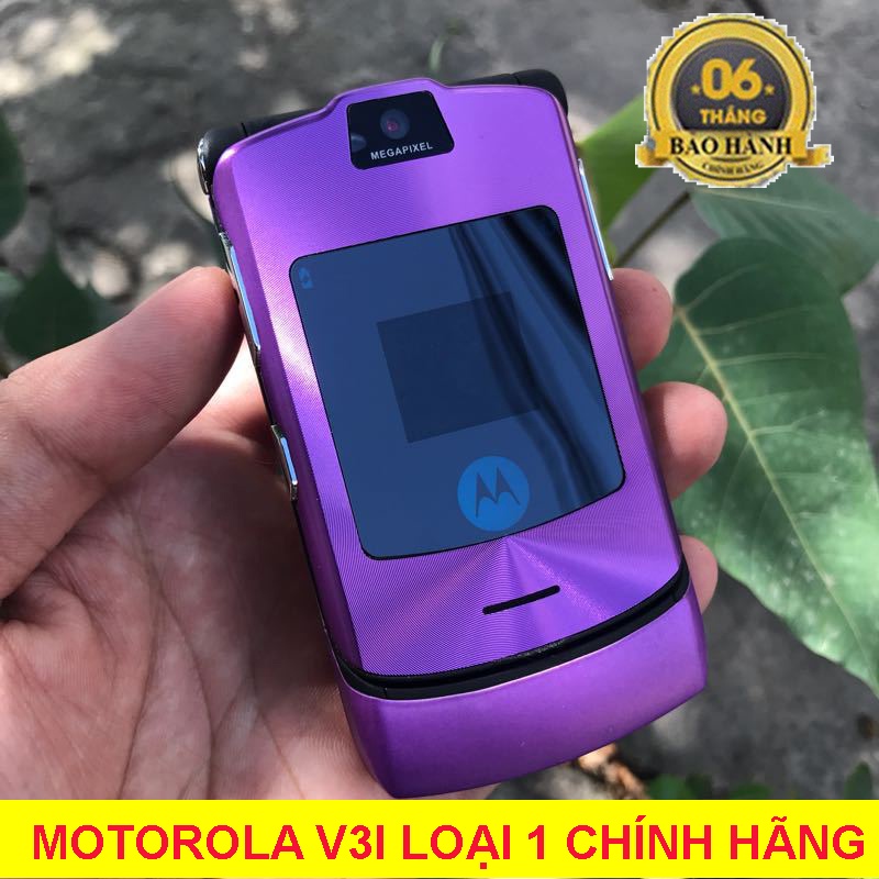 Điện thoại bật nắp Motorola V3i chính hãng giá rẻ pin trâu -Bảo hành 12 tháng