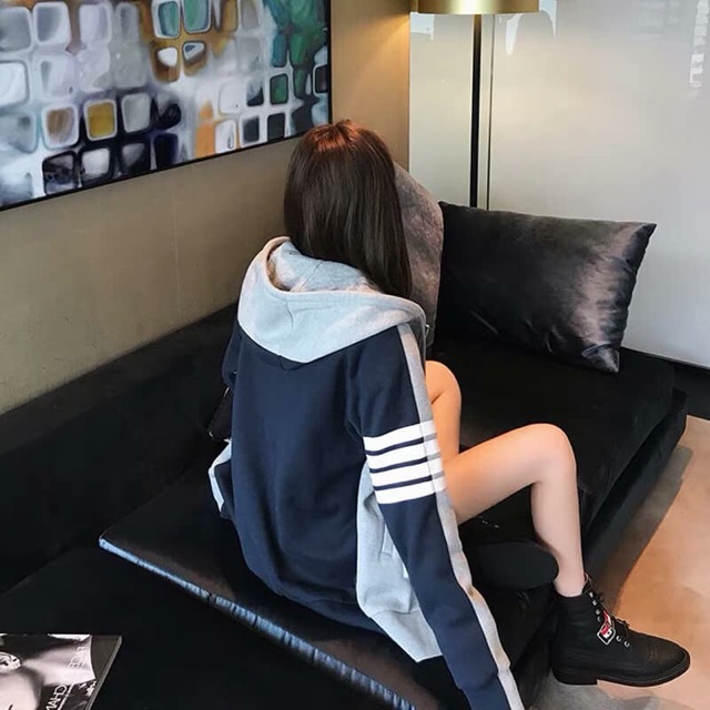 Áo nỉ hoddie dáng dài