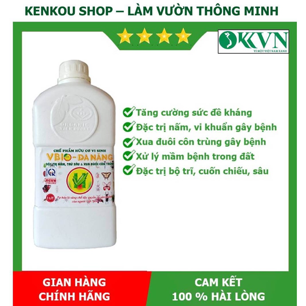 Shop Kenkou_Chế phẩm sinh học VBIO trị nấm, trừ sâu, xua đuổi côn trùng