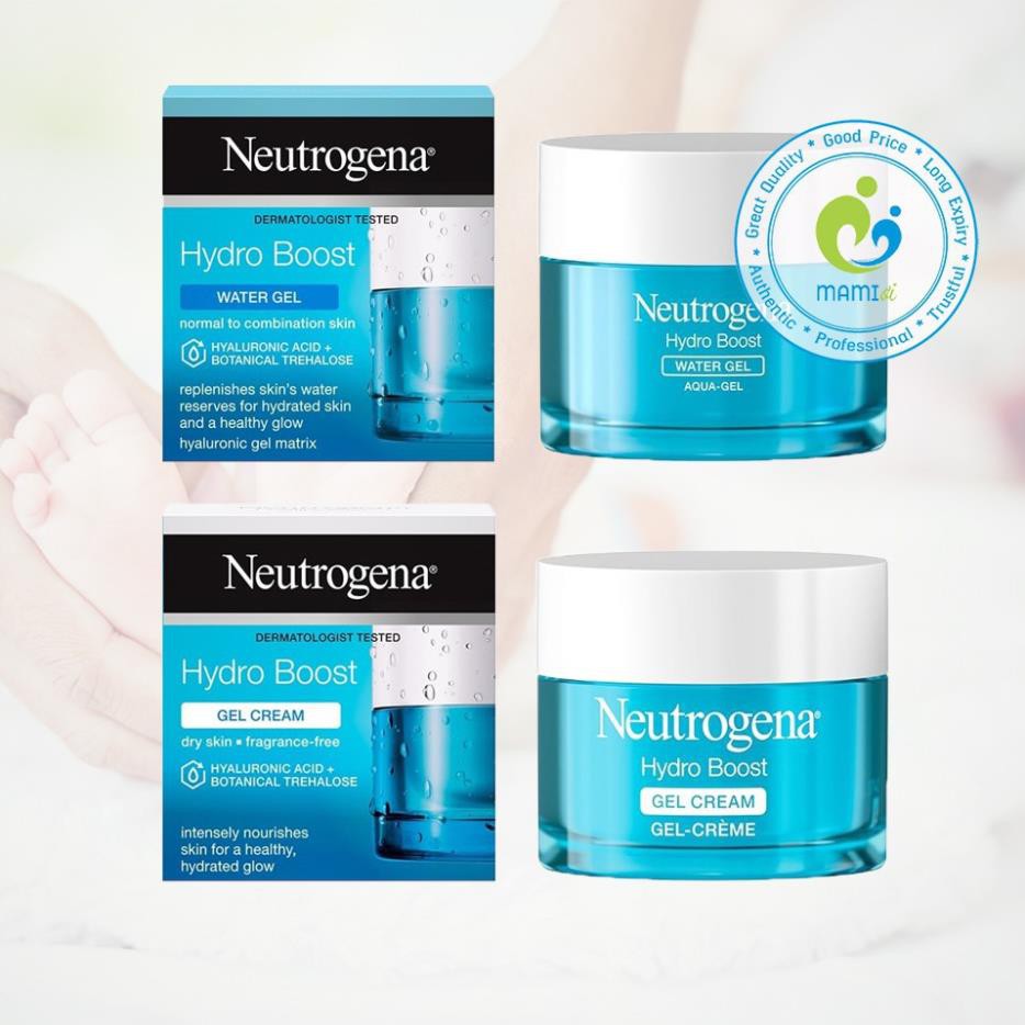 Kem dưỡng ẩm (48g) cho mọi lứa tuổi Neutrogena Hydro Boost Water Gel (da dầu)/Gel Cream (da khô), UK | BigBuy360 - bigbuy360.vn