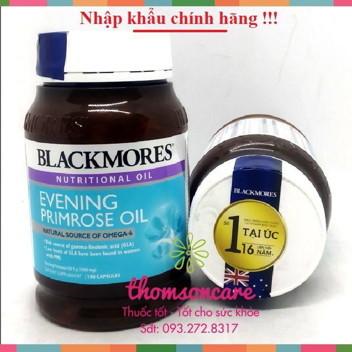 Blackmores Evening Primrose Oil từ tinh dầu hoa anh thảo - nhập khẩu chính hãng