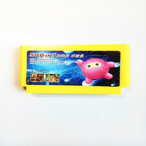 Băng game nhựa 500 in 1 trò chơi không lập lại cho máy chơi game 8 bit