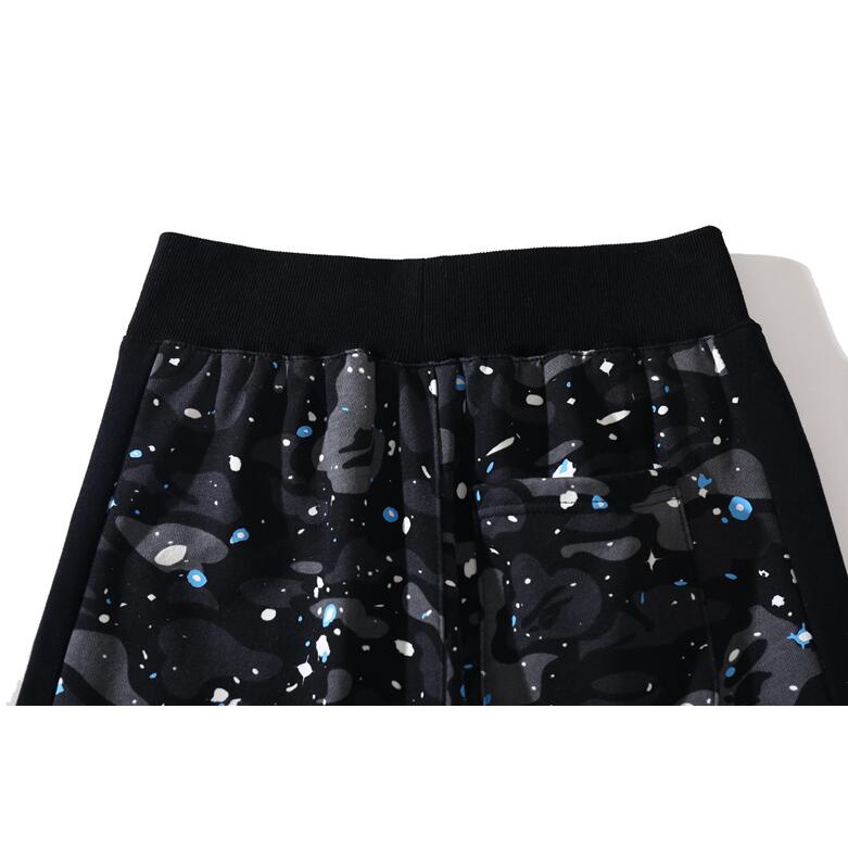 Bape thời trang in cotton unisex quần short giản dị