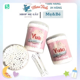 [FreeShip]  Tăm bông trẻ em Yuki hộp 180c