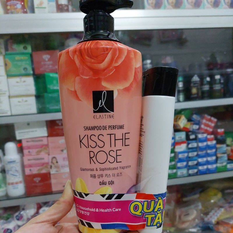 DẦU GỘI SIÊU MƯỢT TÓC ELASTIN 600ML TẶNG CHAI SỮA TẮM, NHÃN HIỆU BÁN CHẠY SỐ 1 TẠI HÀN QUỐC