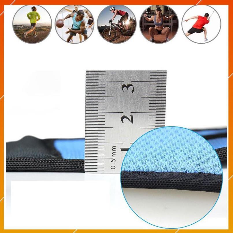 Đai đầu gối Aolikes hx 7908 có đệm hơi silicone thoáng khí bó ống khớp băng cuốn bảo vệ quấn gym yoga cầu lông