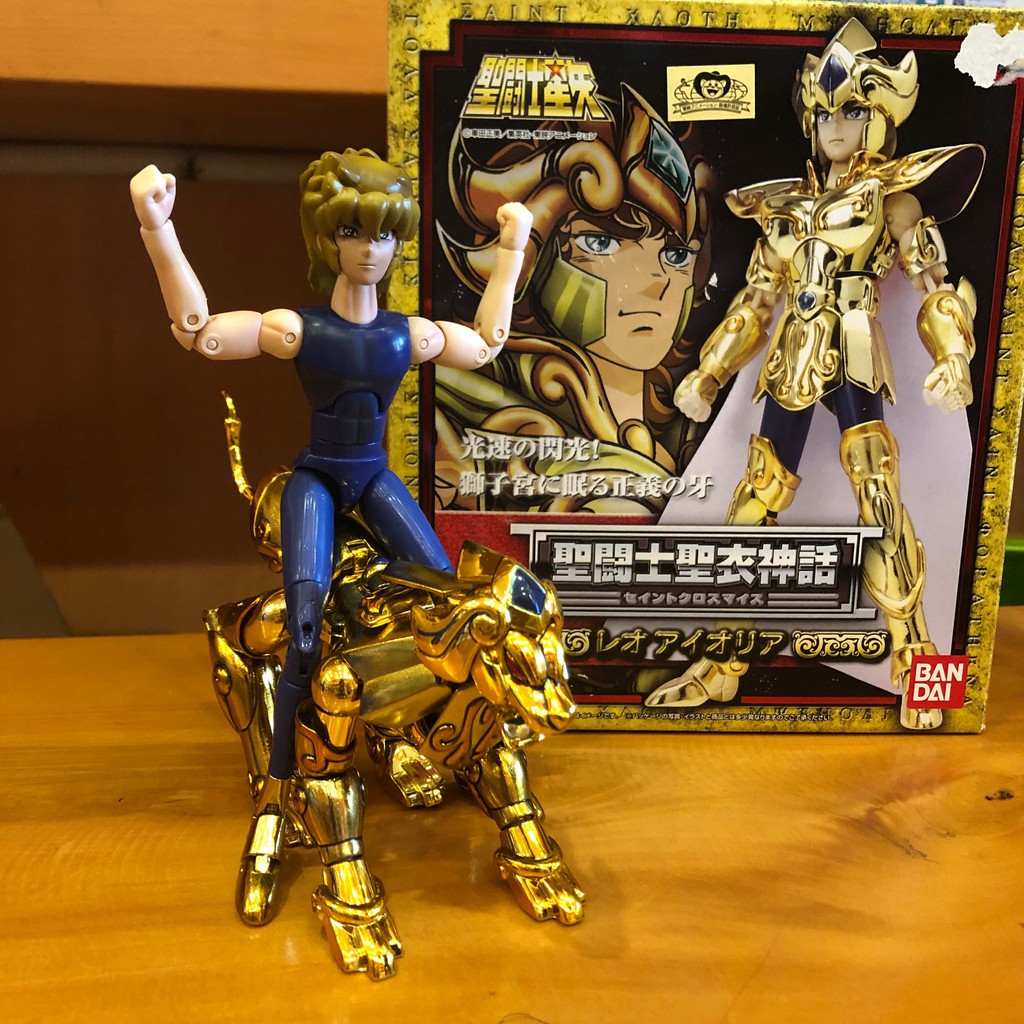 Mô hình Saint Seiya/ áo giáp vàng chính hãng: Aiolia-Leo/ Sư Tử