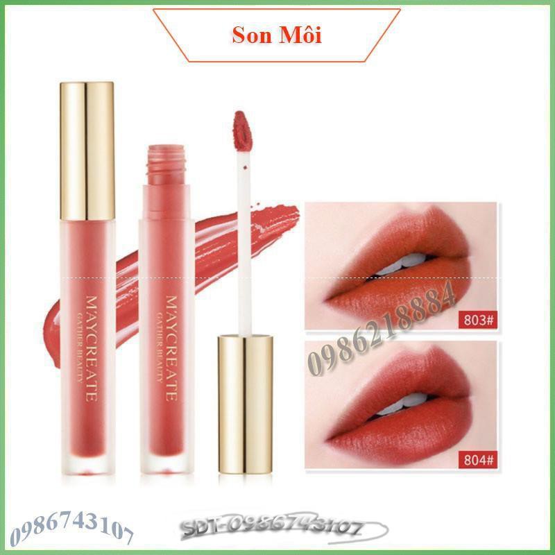 Son kem lì Maycreate Lip Gloss ALG19 | Thế Giới Skin Care