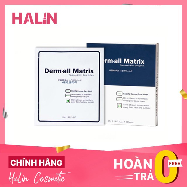 Mặt Nạ Dưỡng Trắng, Chống Lão Hóa Da Derm All Matrix Mask 35g HALIN999