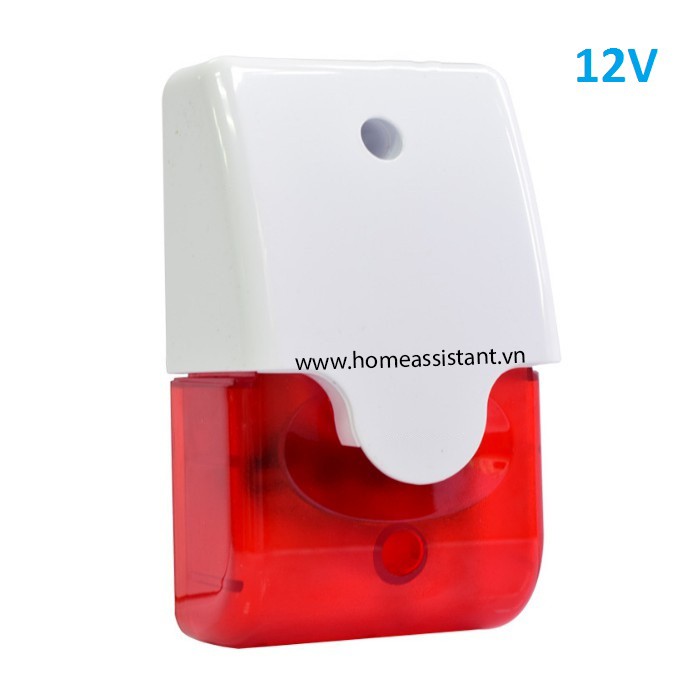 Đèn Chớp Nháy Còi Hú Báo Động Điện 12V DC S-103