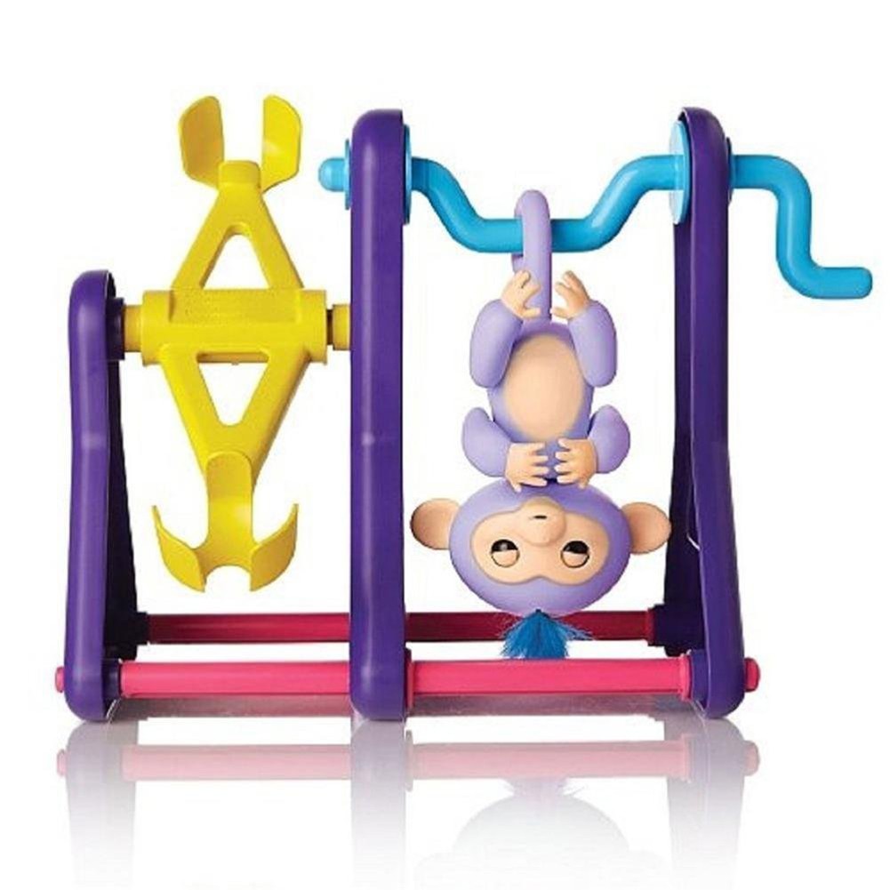 <BIG SALE>For Fingerlings Baby Monkey Playground Seesaw Stands Climbing Platform Kids Toy