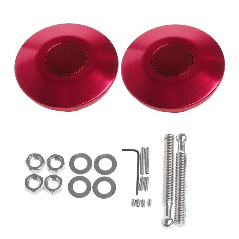 Nút Nhấn Khóa Mui Xe Hơi Bằng Nhôm 6.2cm / 2.44 "Tháo Gỡ Nhanh Tiện Dụng