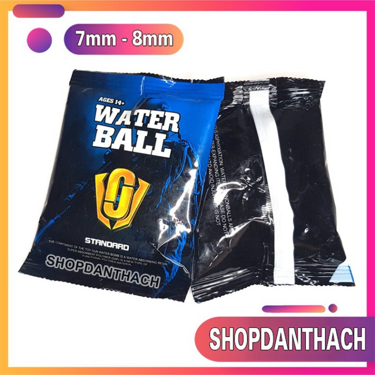 Hạt Nở WATER BALL Standard 7mm - 8mm Màu Trắng Đục Siêu Dai Cứng Của SHOPDANTHACH
