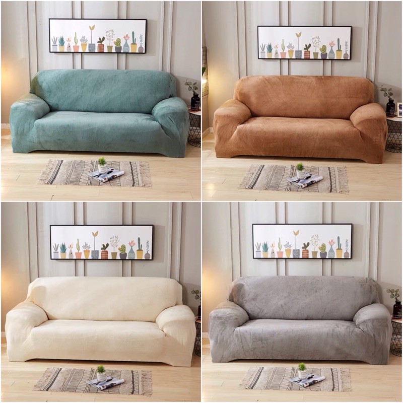 [CÓ LUÔN] Ga Bọc Sofa Nhung Lông Mềm Mịn Màu Tưoi Sáng Cho Ghế Sofa Trang Trí Nhà