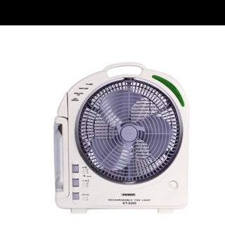 Quạt sạc kentom đa chức năng 9200-2 bình