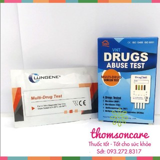 Que Thử Ma Túy Tổng Hợp - Que Thử 4 Chất Gây Nghiện - Test Thử Ma Túy Các Loại Drugs of Abuse test