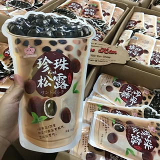 Combo 5 gói kẹo trà sữa trân châu đường đen