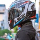 Mũ bảo hiểm FULLFACE LS2 FF800 xanh trắng đỏ