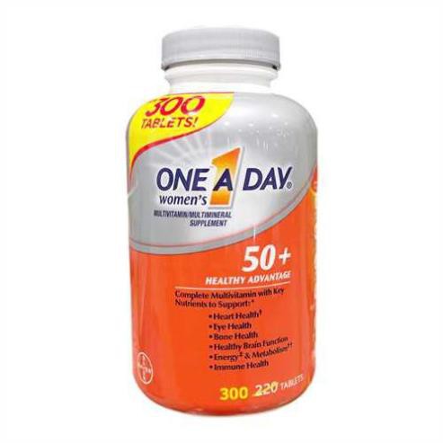 Viên uống bổ sung vitamin Tổng hợp Cho Nữ Trên 50 Tuổi One A Day Women's Multivitamin 50+ 300 viên